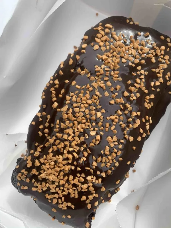 Chocolate Loaf with Ganache Topping